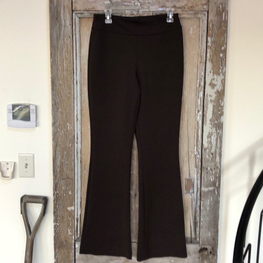 🤑NY&CO Brown Stretch Pull-on Dress Pants